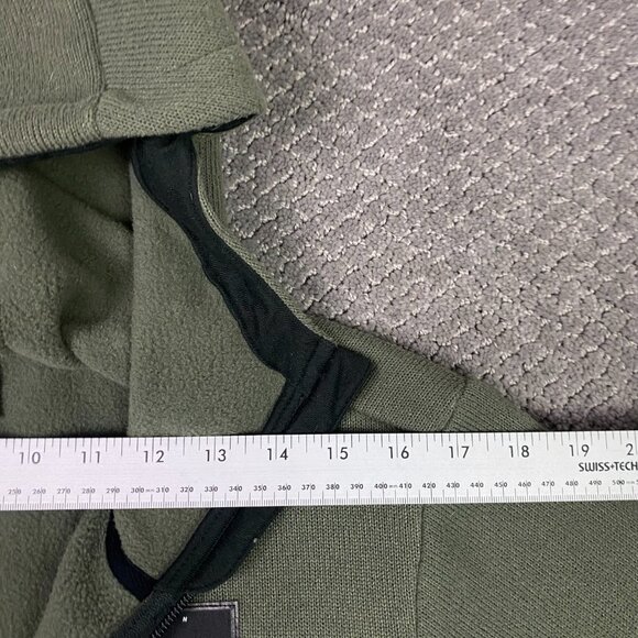 Picture Organic Clothing Fleece Jacket Men's Medium Green Polartec Full Zip - Picture 12 of 15